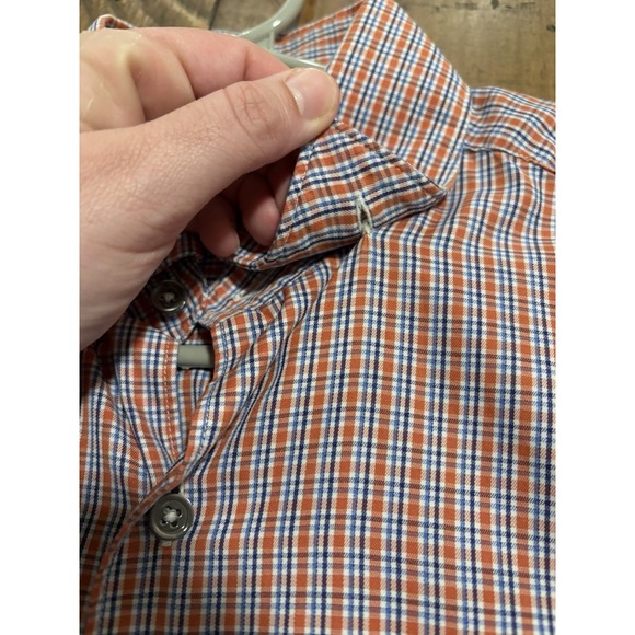 Ermenegildo Zegna Plaid Button-up  Shirt Men's Small Made in Italy 100% Cotton - Picture 11 of 11